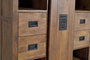 GINER Y COLOMER Armoire de style industriel en bois de manguier